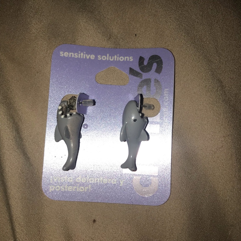 Shark  earrings 🦈